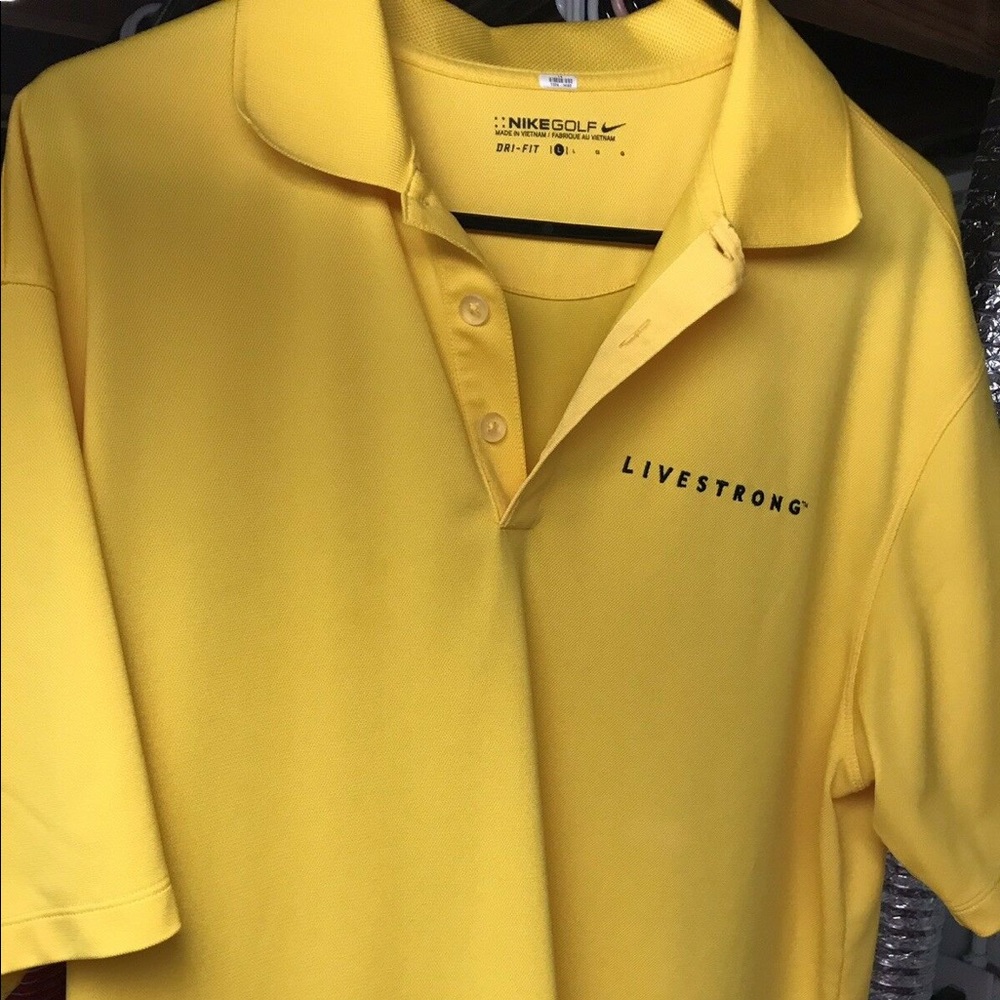 Men’s Nike Golf Livestrong Polo Yellow
